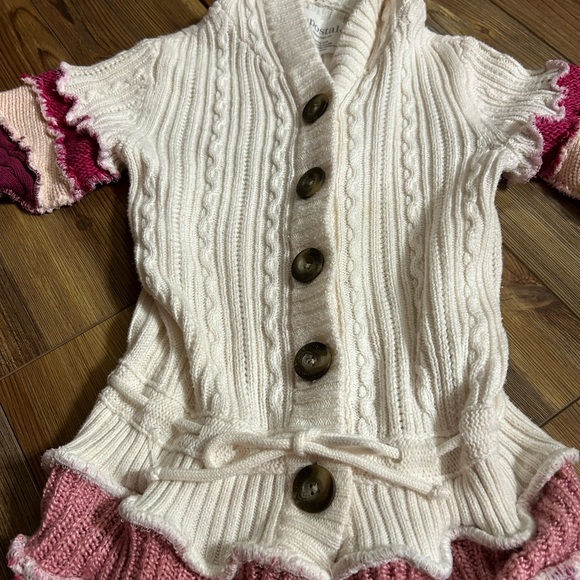 Upcycled Handmade Sweater Coat - Picture 4 of 15